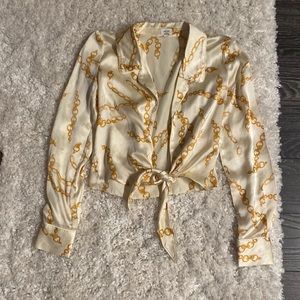 Aritzia satin top. Size XXS